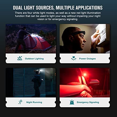 OLIGHT Perun 2 Mini Head Torch Rechargeable, 1100 Lumens, Black — view 4