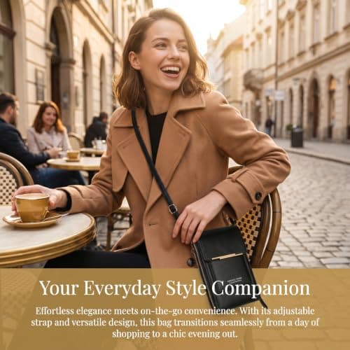 Meralo Small Touchscreen Crossbody Phone Bag for Women — view 6