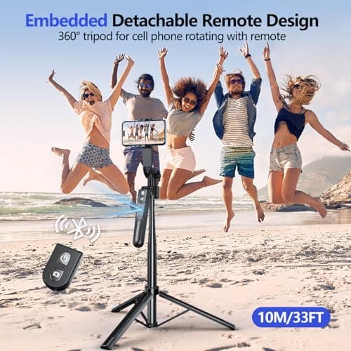 yAyusi Automatic Face Tracking Tripod 360° Rotation, 180 cm With Sensor and Stand, No App, Gesture Control, Smart Selfie Stick for Video/Live — view 5