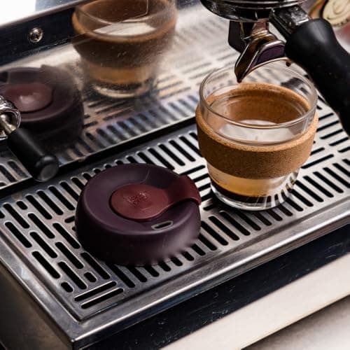 KeepCup Brew Cork - 12oz/340ml Tempered Glass Reusable Coffee Cup/Travel Mug, Natural Cork Band with Splashproof Press Fit Lid - Pine — view 4