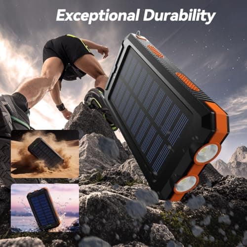 Vikeri Solar Power Bank 26800mAh, Portable Fast Charging — view 6