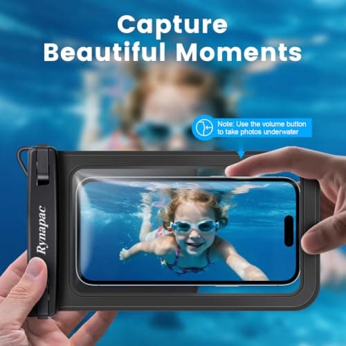 Rynapac Double Space IPX8 Waterproof Phone Pouch-2 Pack Dry Bag Up to 7.5" — view 3