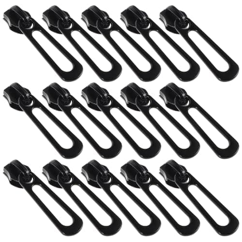 40pcs Metal Zipper Sliders Heavy Duty DIY Repair Kit for Jackets