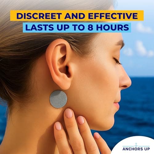 Seasickness Patches for Cruises – Treats Motion and Sea Sickness – Non-Drowsy – 100% Natural – Fast Relief – Long-Lasting – Box of 30 – Cruise Essential by Anchors Up — view 4