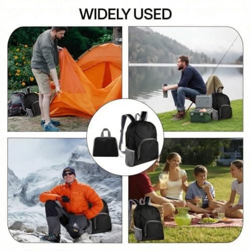 Packable Daypack Ultralight, Lightweight Rucksack for Hiking Travel — view 6