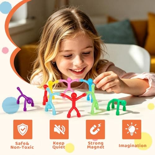 Magnetic Fidget Travel Toys for Kids Age 3-8 Year Old, 5Pcs Magnet Figures — view 4