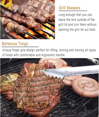 grilljoy 24Pcs Stainless Steel BBQ Tool Set in Storage Aluminum Case — view 5