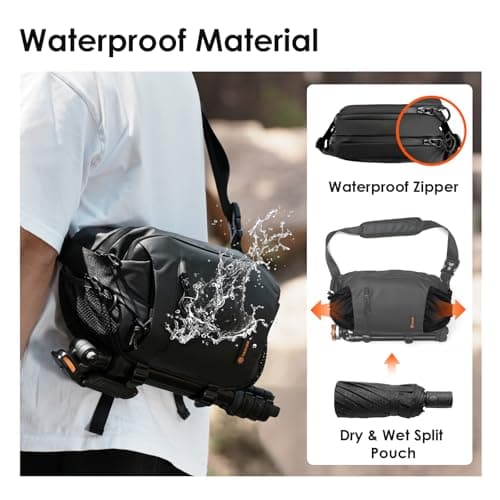 TARION Small Camera Sling Bag 5L Waterproof Camera Messenger Bag Xprober — view 4