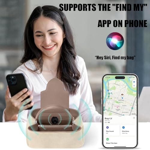 Smart Tracker Tag, YiYunTE 2 Pack Item Key Finder Locator compatible with Find My App(iOS only), Kids Children Tracking Tag Device, Small Bluetooth Tracker Tag for Cat Dog Pet Wallet Luggage — view 5