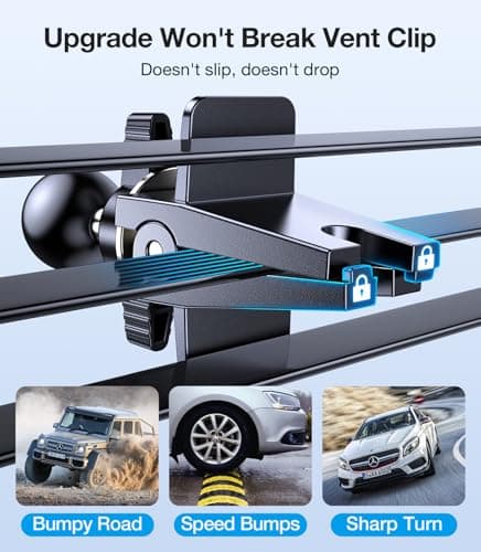 Coolpow 15W MagSafe Car Mount Charger,Magnetic Phone Holder for Cars Vent — view 6