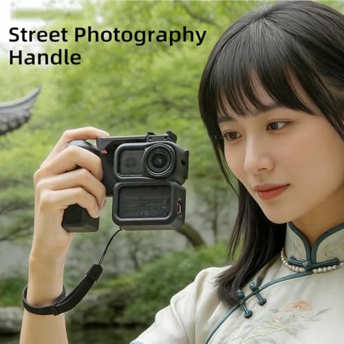 Lightweight Camera Cage with Comfortable Grip Accessory Cold Shoe Mount for Vlog and Travel Camera Protective Frame Quick Release Handle — view 2