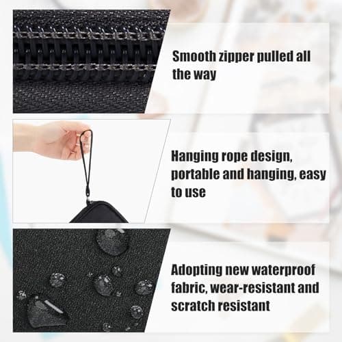 Small Travel Cable Organiser Bag, storage pouch for Earphone Power Bank — view 3