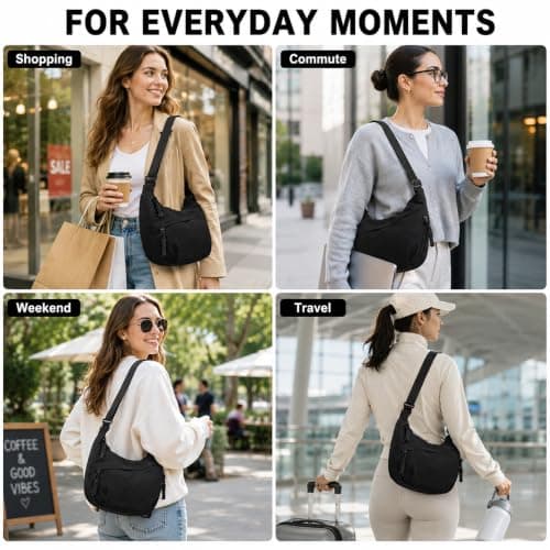 Womens Crossbody Bag Cream Off White for Work Travel Wedding Party Everyday — view 2