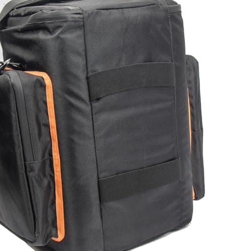 BXAXGX Shoulder Bag Travel Case for EON ONE Compact All-in-1 Personal PA System Portable Speaker w/Pockets for Microphone, Transmitter, Tablet, Power Cord, Spare Battery Accessories(Nylon Bag) — view 4