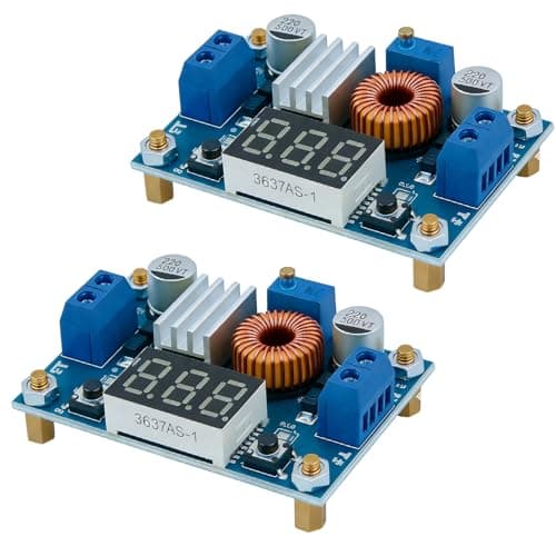 2Pack DC-DC 5A Buck Converter 4-38V to 1.25-36V Step-Down Voltage Regulator