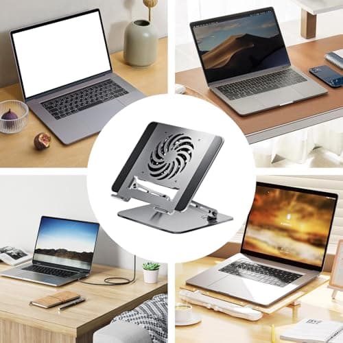 Laptop Riser Portable Carbon Steel Mount — view 5