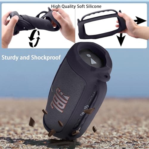 co2CREA Silicone Case for JBL Charge 5 WiFi and Bluetooth Speaker — view 5