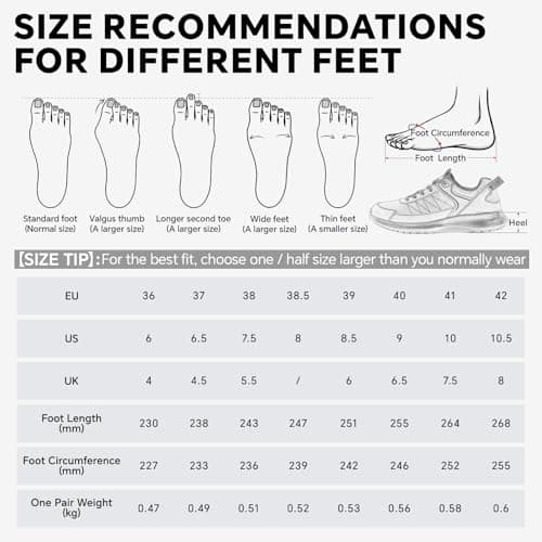 SPIEZ Non Slip Chef Shoes, Lightweight Women Work Trainers, Black UK 4 — view 6