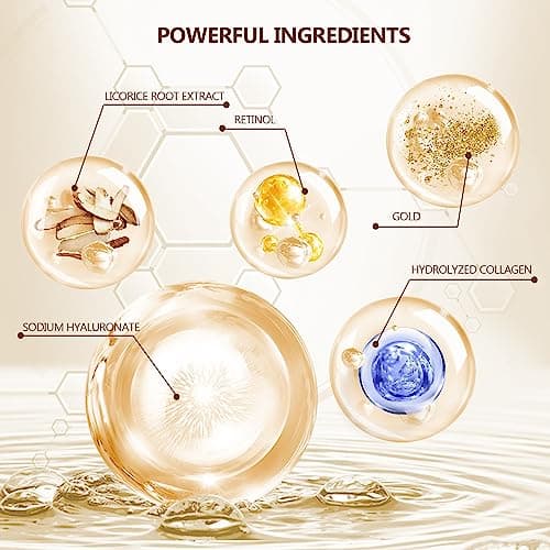 24K Gold Undereye Mask (60 Pcs), Collagen Hydrating Gel Pads, Reduce Puffiness, 30 Pairs Under Eye Patches for Dark Circles Puffy Eyes Treatment, Wrinkle, Women Men Beauty Personal Skin Care Products — view 3