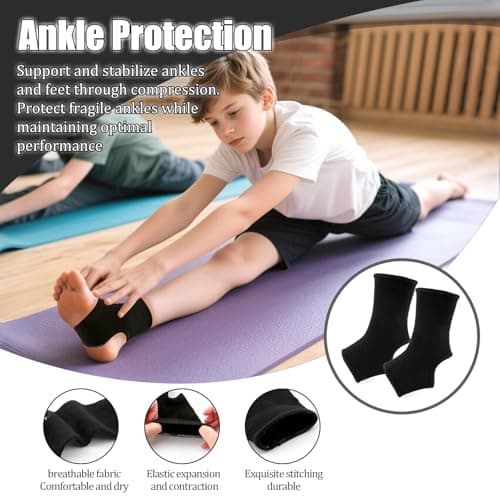 Enjiror Kids Ankle Support Compression Socks 2Pair Protector Child Foot — view 4