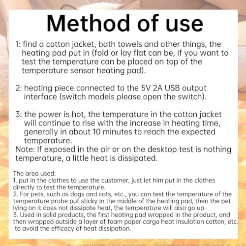 Travel Heated Pad,Electric Foot Warmer 5V - Foldable Winter Cushion Waterproof Heating Film for Shoulders, Back and Neck — view 3