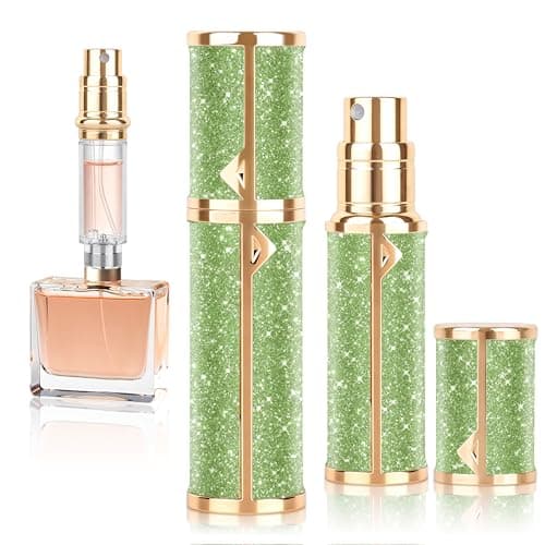 SVIFETEX PA06 5ml travel perfume atomisers refillable bottle, Green Gold