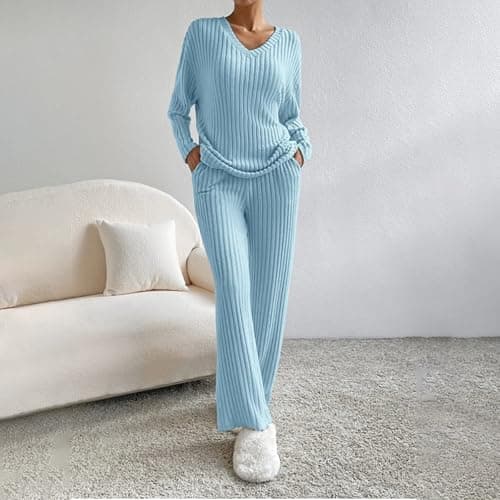 AMDOLE Festival Outfits & Co Ord Sets - Womens Gym & Travel Outfits, Blue-2, M — view 2