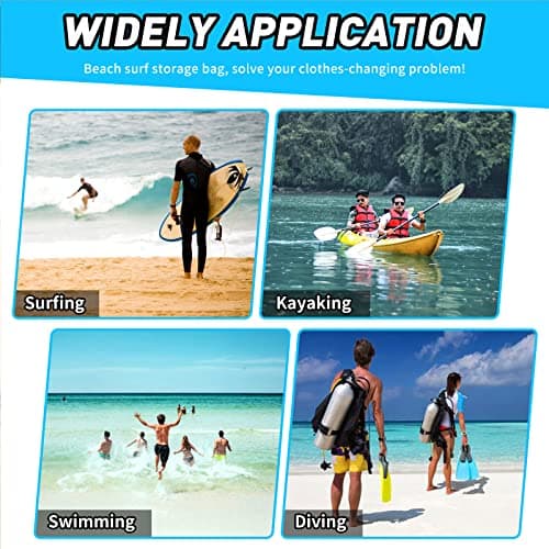 Wetsuit Changing Mat, Durable Waterproof Outdoor Changing Bag for Beach — view 5