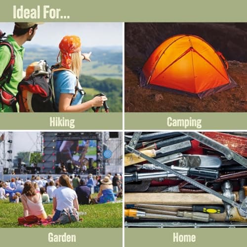 Milestone Camping 20420 12oz Rubber Mallet/Sturdy Steel Handle/Ideal for Putting Up Tents & Canopies — view 3