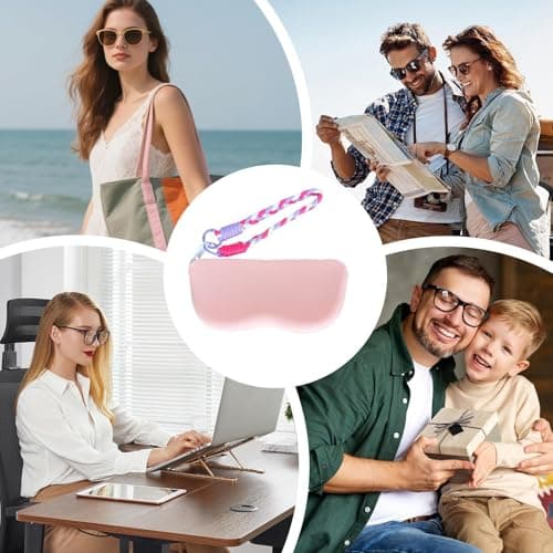 Sunglass Case Silicone Zipper Eyewear Holder — view 4