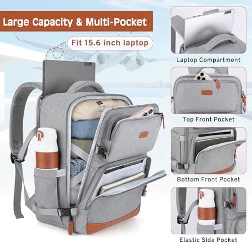 ZOMFELT Ryanair Cabin Bags 40x30x20, 24L Travel Backpack Underseat — view 3