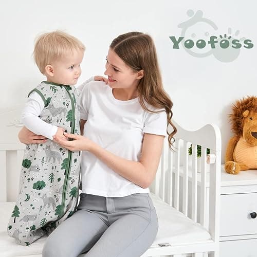 Yoofoss Baby Sleeping Bag 0.5 Tog - 0-6 Months 3 Pack Summer Sleeping Bag Baby 100% Organic Cotton Sleep Sack for Newbron Infant Toddler — view 5