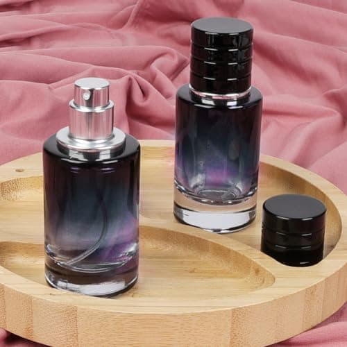 LOPHE Perfume Atomiser, 3 x 30 ml, Refillable Perfume Travel Bottle, Colour Gradient, Blue, Mini Portable Spray Bottle for Travel Men and Women — view 6