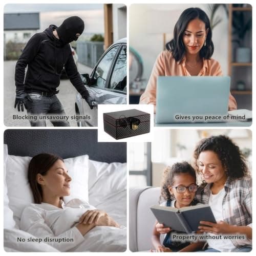 DOETYD Faraday Signal Blocker Box with 4-Key Capacity - Keyless Entry Safe Protector for Car Security — view 5