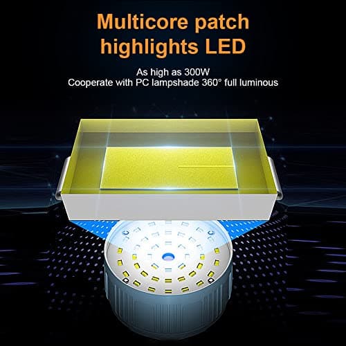 Flintronic Solar Camping Lantern, 1000LM Remote Control, 5 Modes Waterproof Tent Light, Suitable for Hiking, Fishing, Hunting — view 3