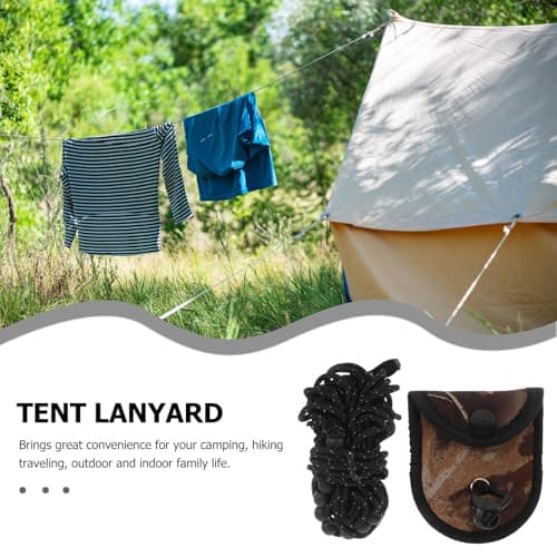 Portable Windproof Travel Clothesline Rope 3.2m Polyester Anti Skid — view 3