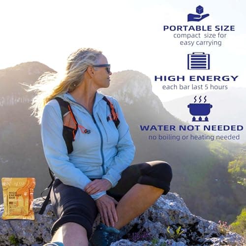Honey Butter Flavour Emergency Food, High Energy Biscuits, 12 Pack — view 5