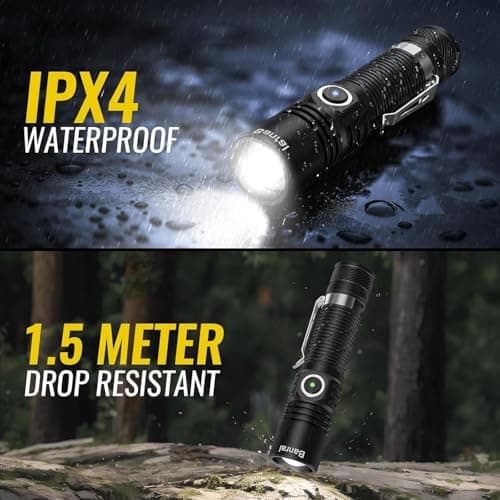 Banral Rechargeable Small Powerful Torch, Pocket Mini LED Torches — view 6