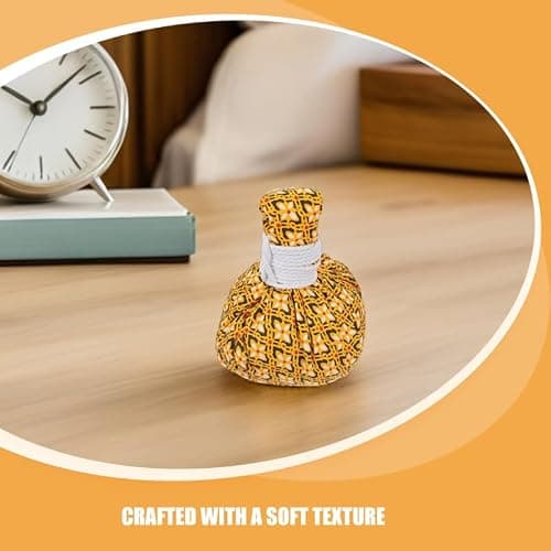 SHERCHPRY Thai Herbal Massage Balls Set of 4 Aroma Compress Massage Tool for Feet Muscle and Full Body Use Soft Texture Portable for Home Travel 3.54 X 2.76 X 2.76 in — view 5