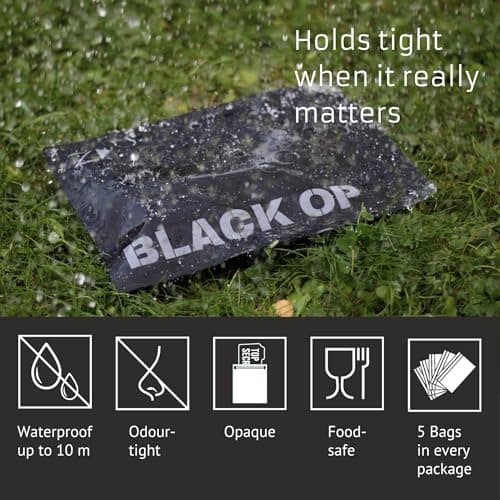 Noaks Bags 5 Pack Waterproof Bags IPX8 Air- and Odour Proof Travel Organizer Pack Sack, black, M | 5 bags, Pack sack — view 2