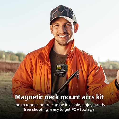 TELESIN Magnetic Neck mount for Action Camera, Snap on-off — view 5