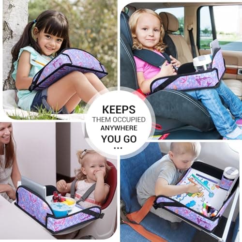 INFANZIA Kids Travel Tray for Car Seat, Road Trip Activities for kids — view 6