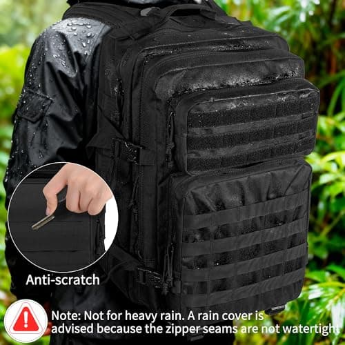 OUUTMEE Military Tactical Backpack 20L/25L/35L/45L, MOLLE Rucksack for Men — view 5