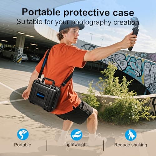 Lekufee Waterproof Hard Case for Gopro Hero 13/12/11/10/9, LIT Hero,Hero 4K,Mission 1 Pro,Creator Edition and Accessories(Case Only) — view 6