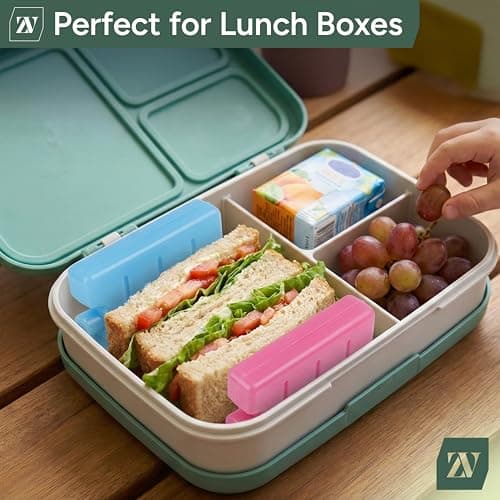 Zuvo Freezer Blocks 6 Pack, Reusable Ice Packs for Coolers, Lunch Boxes — view 5