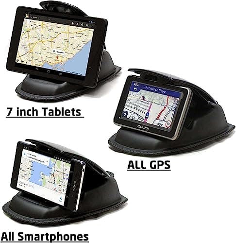 Navitech in Car Dashboard Friction Mount - Compatible With TomTom GO Expert Truck GPS - 7" — view 5