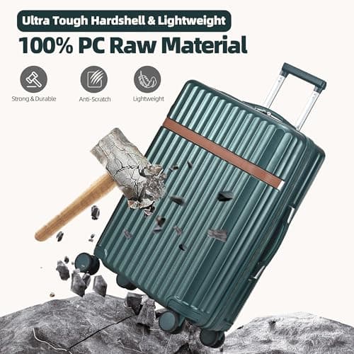 RMW Suitcase 24 Inch Medium Hard Shell Lightweight Check-in Luggage ABS+PC — view 4