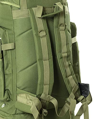 Andes Adtrek Olive Green 120L Hiker Backpack Extra Large Hiking/Camping Luggage Rucksack — view 5