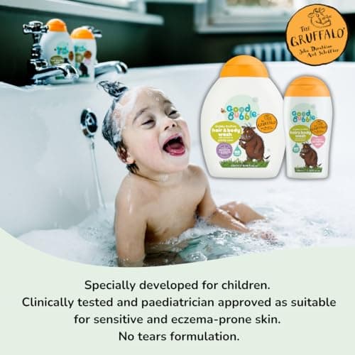 Good Bubble Gruffalo 2-in-1 Kids Hair & Body Wash - No Tears Baby & Toddler Wash 100ml Travel (Pack of 2) — view 4