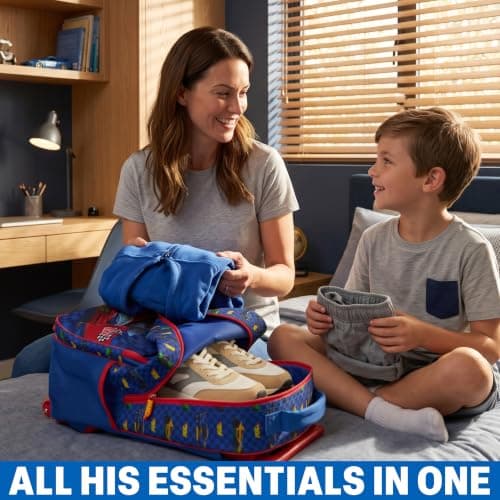 Get Trend Hot Wheels Boys Trolley Bag for Travel and School — view 5